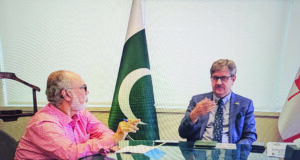 “Inclusive Interview with the Consul General of Pakistan, Mr. Shahzad Hussain”.