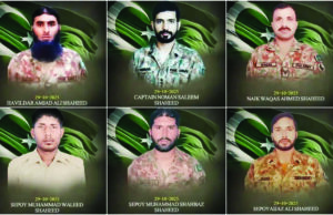 Captain among six army soldiers martyred in Kurram IBO: ISPR