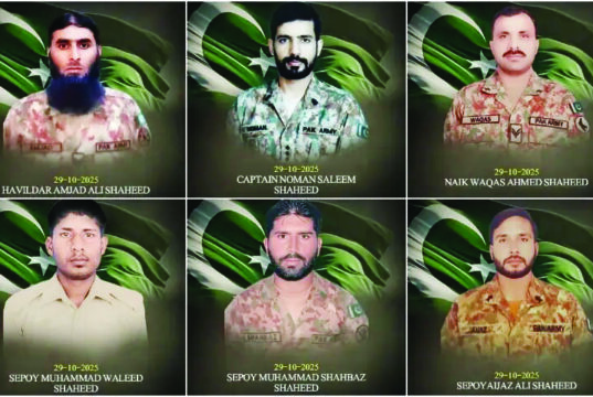 Captain among six army soldiers martyred in Kurram IBO: ISPR