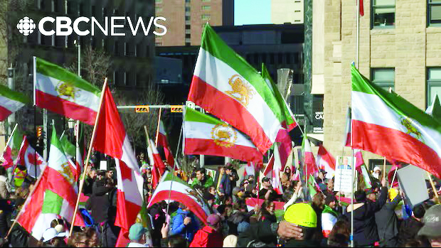 Calgary Iranians call for regime change at downtown rally, while others mourn Khamenei’s death