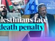 Palestinians convicted of lethal attacks face death penalty under new Israeli law